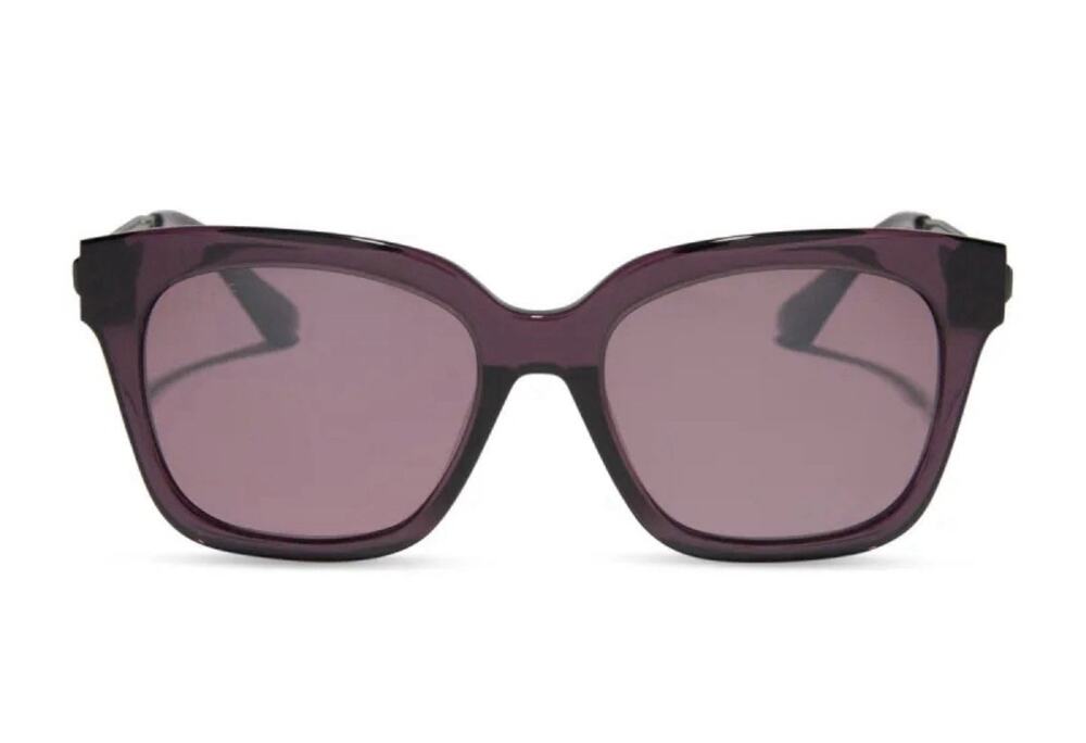 Diff Eyewear Sunglasses Bella Aubergine With Silver Flash Polarized